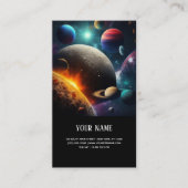 Geschäftskarte für das Sonnensystem Visitenkarte (Vorderseite)
