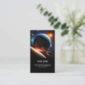 Geschäftskarte für das Sonnensystem Visitenkarte (Stehend Vorderseite)