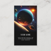 Geschäftskarte für das Sonnensystem Visitenkarte (Vorderseite)