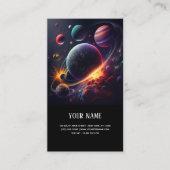 Geschäftskarte für das Sonnensystem Visitenkarte (Vorderseite)