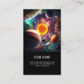 Geschäftskarte für das Sonnensystem Visitenkarte (Vorderseite)