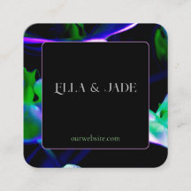 Geschäftskarte für den Blumendruck