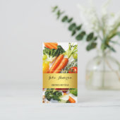 Geschäftskarte für den Ernährungswissenschaftler Terminkarte (Stehend Vorderseite)