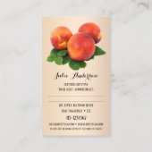 Geschäftskarte für den Ernährungswissenschaftler Terminkarte (Rückseite)