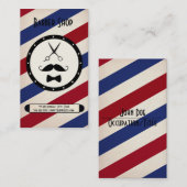 Geschäftskarte für den Friseursalon Visitenkarte (Vorne/Hinten)