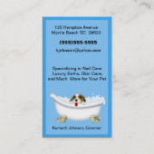 Geschäftskarte für den Haustieraufwuchs Visitenkarte (Rückseite)