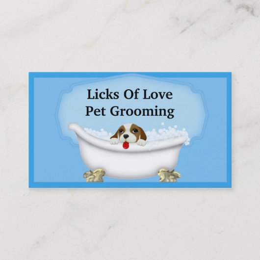 Geschäftskarte für den Haustieraufwuchs Visitenkarte (Vorderseite)