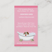 Geschäftskarte für den Haustieraufwuchs Visitenkarte (Rückseite)