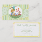 Geschäftskarte für den Haustieraufwuchs Visitenkarte (Vorne/Hinten)