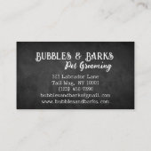 Geschäftskarte für den Haustieraufwuchs Visitenkarte (Rückseite)