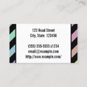 Geschäftskarte für den leidenschaftlichen und spie visitenkarte (Rückseite)