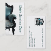 Geschäftskarte für den Möbelhandel Visitenkarte (Vorne/Hinten)