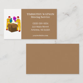 Geschäftskarte für den mobilen Dienst Visitenkarte