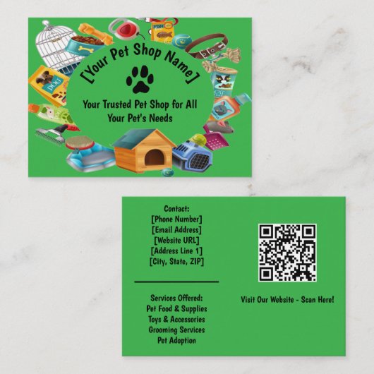 Geschäftskarte für den persönlichen Päpstlichen Sh Visitenkarte (Vorne/Hinten)