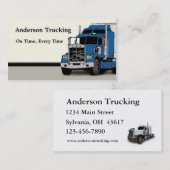 Geschäftskarte für die Beförderung von Teillastwag Visitenkarte (Vorne/Hinten)
