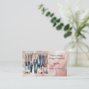 Geschäftskarte für die Boutique von Frauen Visitenkarte