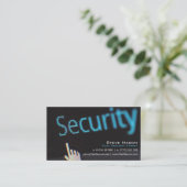 Geschäftskarte für die Datensicherheit Visitenkarte (Stehend Vorderseite)