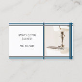 Geschäftskarte für die Nähmaschine der weißen Schn Visitenkarte (Vorderseite)