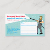 Geschäftskarte für Druckwäsche und -reinigung Visitenkarte (Rückseite)