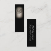 Geschäftskarte für gebrochenes Herz-Lesezeichen Mini Visitenkarte (Vorne/Hinten)