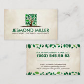 Geschäftskarte für geometrische Quadrate Visitenkarte (Vorne/Hinten)