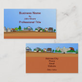 Geschäftskarte für Häuser Visitenkarte (Vorne/Hinten)