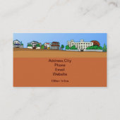 Geschäftskarte für Häuser Visitenkarte (Rückseite)