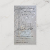 Geschäftskarte für Hochzeitsplaner Visitenkarte (Rückseite)