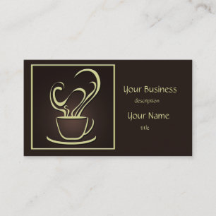 Geschäftskarte für Kaffee 2 Visitenkarte