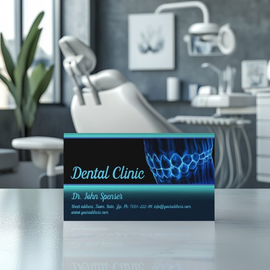Geschäftskarte für Kieferorthopäden Visitenkarte