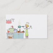 Geschäftskarte für Koch oder Koch Visitenkarte (Rückseite)