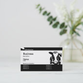 Geschäftskarte für Kuhfleisch Visitenkarte (Stehend Vorderseite)