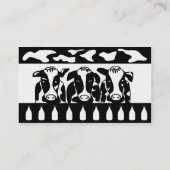 Geschäftskarte für Kuhfleisch Visitenkarte (Rückseite)