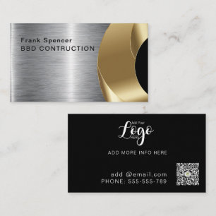 Geschäftskarte für kühne Metallaussehung: Bus Visitenkarte