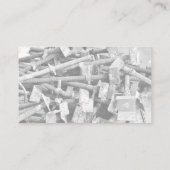 Geschäftskarte für kundenspezifische Schrott-Metal Visitenkarte (Rückseite)