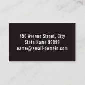 Geschäftskarte für kundenspezifische Schweißdienst Visitenkarte (Rückseite)