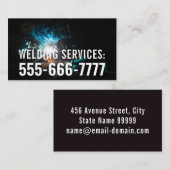 Geschäftskarte für kundenspezifische Schweißdienst Visitenkarte (Vorne/Hinten)