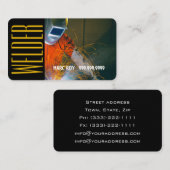 Geschäftskarte für Metallkonstruktionsschweißmuste Visitenkarte (Vorne/Hinten)