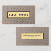 Geschäftskarte für Metallmuster Visitenkarte (Vorne/Hinten)