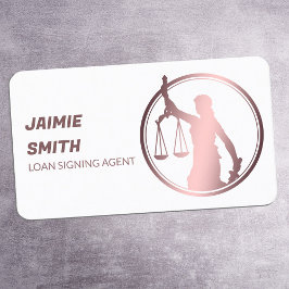 Geschäftskarte für öffentliche Notare Visitenkarte