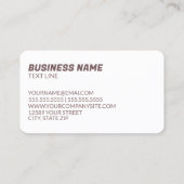 Geschäftskarte für öffentliche Notare Visitenkarte (Rückseite)