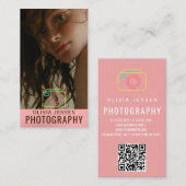 Geschäftskarte für personalisierte und moderne Fot Visitenkarte (Vorne/Hinten)