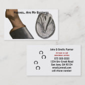 Geschäftskarte für Pferdebauer Visitenkarte (Vorne/Hinten)