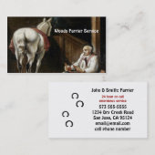 Geschäftskarte für Pferdebauer Visitenkarte (Vorne/Hinten)