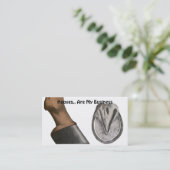 Geschäftskarte für Pferdebauer Visitenkarte (Stehend Vorderseite)