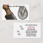 Geschäftskarte für Pferdebauer Visitenkarte (Vorne/Hinten)