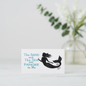 Geschäftskarte für Sand- und Meerestiere 3 Visitenkarte (Stehend Vorderseite)