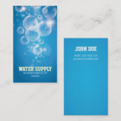 Geschäftskarte für sauberes Wasser Visitenkarte (Vorne/Hinten)