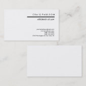 Geschäftskarte für Schwarz-weiße Beraterin Visitenkarte (Vorne/Hinten)