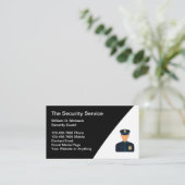 Geschäftskarte für Sicherheitsdienste - Moderne Vo Visitenkarte (Stehend Vorderseite)